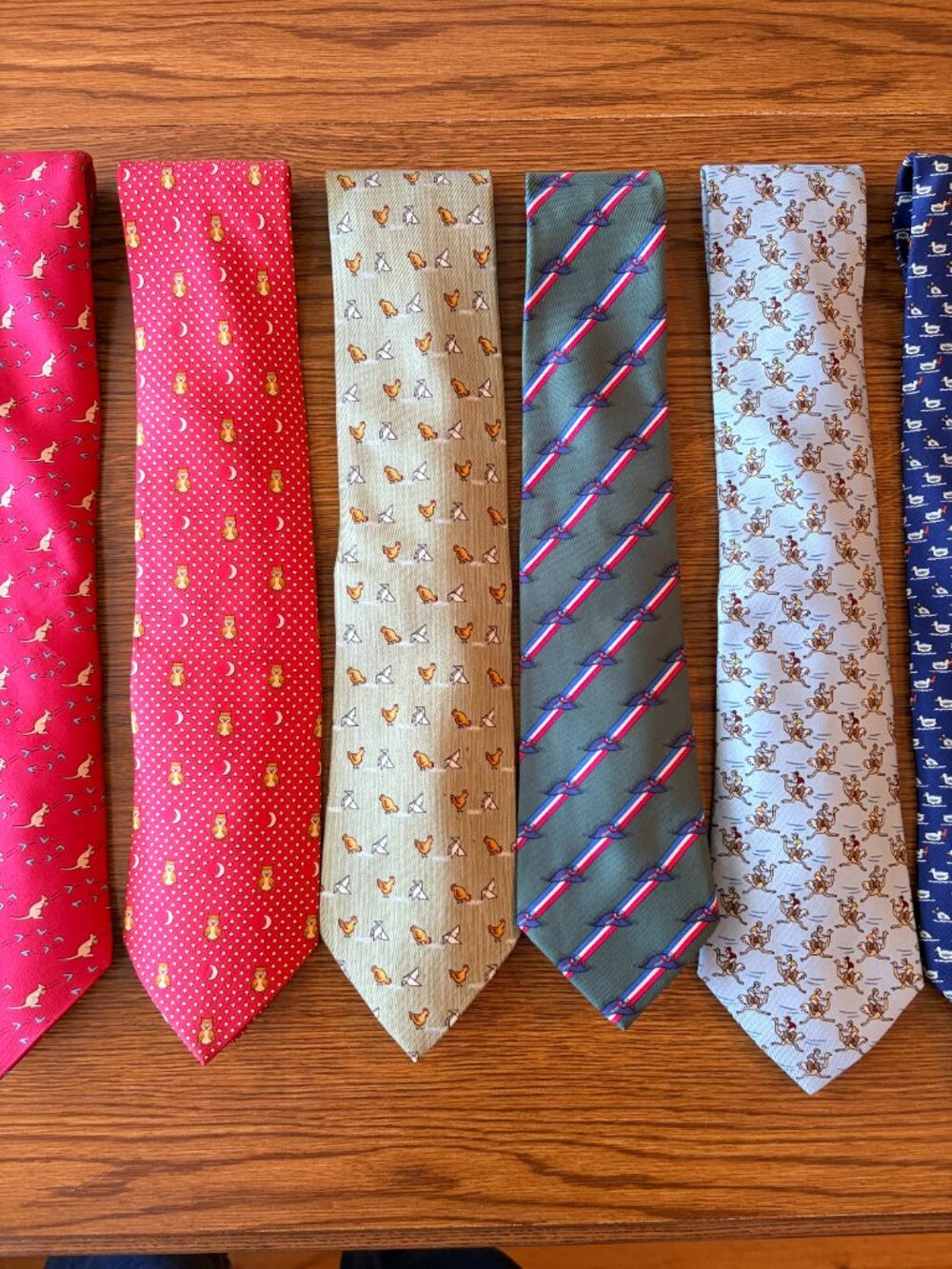 Vintage Hermes neckties $70 each - Picture 3 of 16